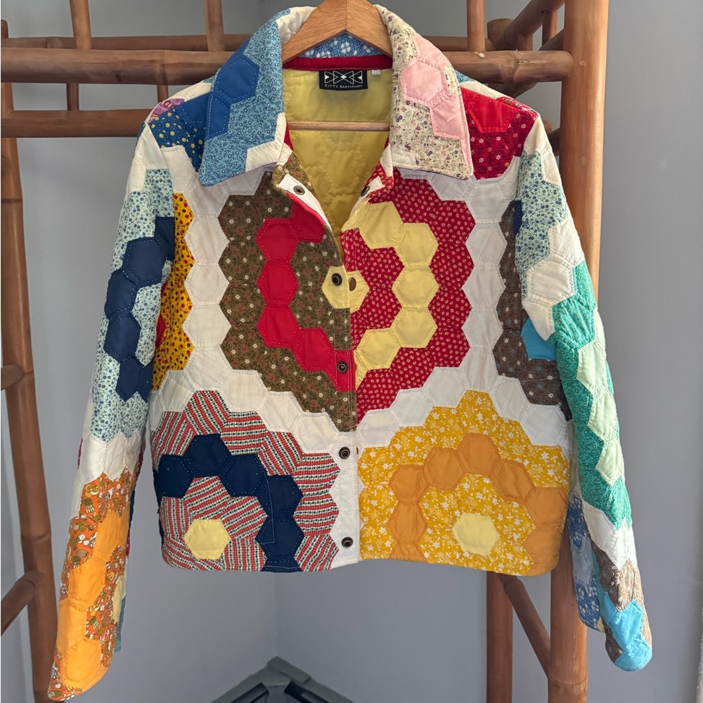 Kitty Badhands Quilt Coat! Soo adorable and eye catching coat! One of a kind!